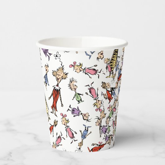 Dr. Seuss Whoville Characters Festive Pattern Papieren Bekers (Links)
