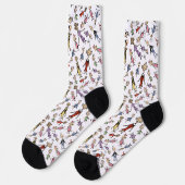 Dr. Seuss Whoville Characters Festive Pattern Sokken (Links)