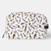 Dr. Seuss Whoville Characters Festive Pattern Toilettasje (Achterkant)