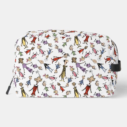 Dr. Seuss Whoville Characters Festive Pattern Toilettasje (Achterkant)