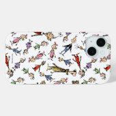 Dr. Seuss Whoville Karakters Festief Patroon Case-Mate iPhone Case (Achterkant (horizontaal))