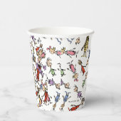 Dr. Seuss Whoville Karakters Festief Patroon Papieren Bekers (Rechts)