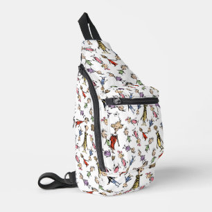 Dr. Seuss Whoville Karakters Festief Patroon Sling Bag