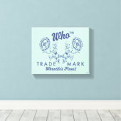 Dr. Seuss | Wie-ville's Beste Logo Canvas Afdruk (Insitu (Houten vloer))