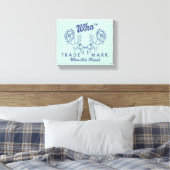 Dr. Seuss | Wie-ville's Beste Logo Canvas Afdruk (Insitu (Slaapkamer))