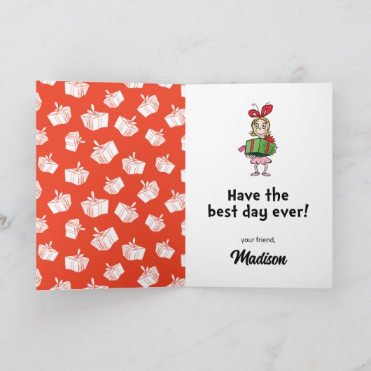 Dr. Seuss | Winterdag Kaart (Binnen)