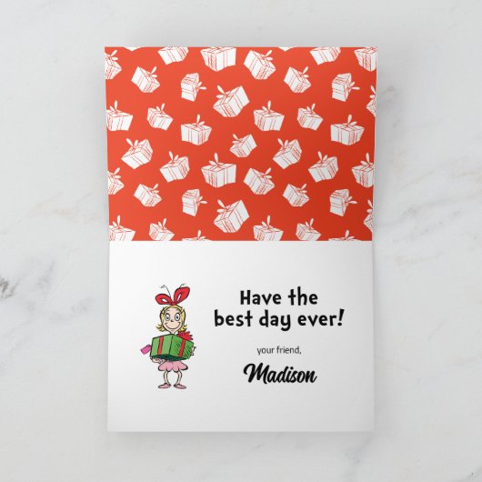 Dr. Seuss | Winterdag Kaart (Binnen)