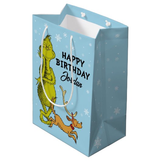 Dr. Seuss | Winterdag Medium Cadeauzakje (Achterkant Gekanteld)