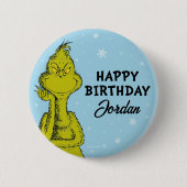 Dr. Seuss | Winterdag Ronde Button 5,7 Cm (Voorkant)