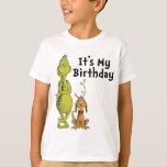 Dr. Seuss | Winterdag T-shirt<br><div class="desc">Bekijk dit leuke Dr. Suess Grinch Winter Birthday Boy shirt.</div>