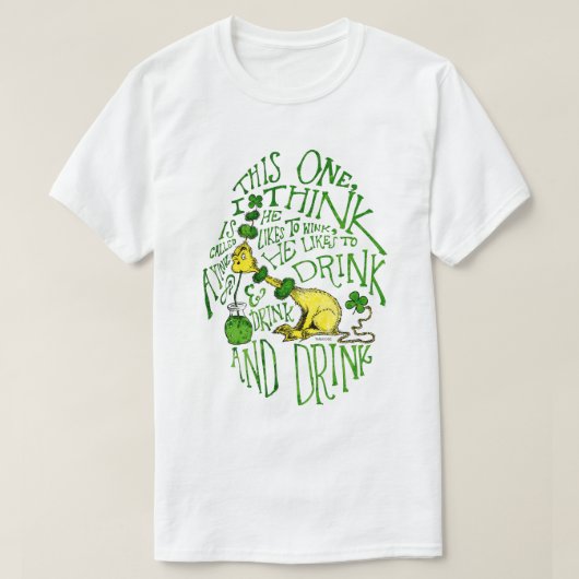 Dr. Seuss | Yink - St. Patrick's Day T-shirt (Design voorkant)