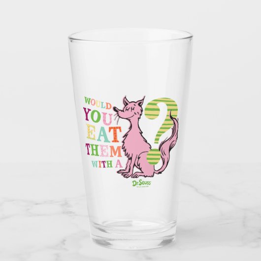 Dr. Seuss | Zou je ze met een vos eten? Glas (Voorkant)