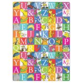 Dr. Seuss's ABC Colorful Block Letter Pattern Klembord (Achterkant)