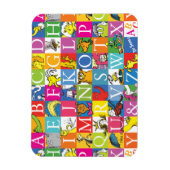 Dr. Seuss's ABC Colorful Block Letter Pattern Magneet (Verticaal)