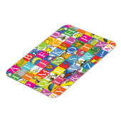 Dr. Seuss's ABC Colorful Block Letter Pattern Magneet (Linkerzijde)