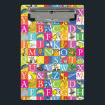 Dr. Seuss's ABC Colorful Block Letter Pattern Mini Klembord<br><div class="desc">Seuss's ABC book features all the letters from the alphabet. Perfect for teaching your child the ABC's!</div>