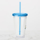 Dr. Seuss's ABC: Letter A - Wit | Voeg uw naam toe Acryl Drinkbeker (Rechts)