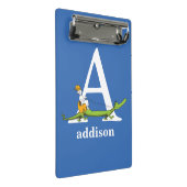 Dr. Seuss's ABC: Letter A - Wit | Voeg uw naam toe Mini Klembord (Schuin)