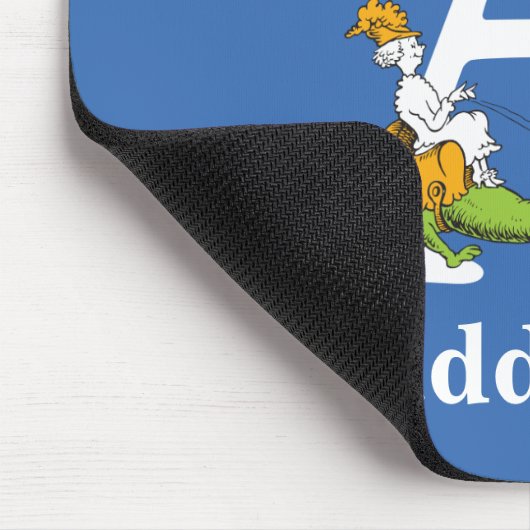 Dr. Seuss's ABC: Letter A - Wit | Voeg uw naam toe Muismat (Hoek)