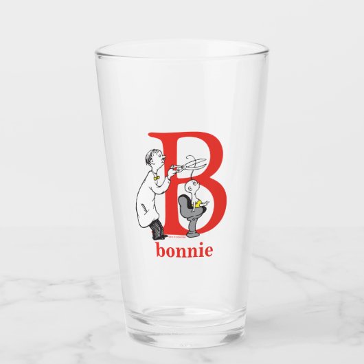 Dr. Seuss's ABC: Letter B - Rood | Voeg je naam to Glas (Voorkant)