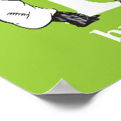 Dr. Seuss's ABC: Letter B - Wit | Voeg je naam toe Poster (Hoek)