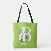 Dr. Seuss's ABC: Letter B - Wit | Voeg uw naam toe Tote Bag (Achterkant)