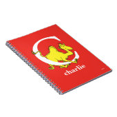 Dr. Seuss's ABC: Letter C - White | Add Your Name Notitieboek (Rechterzijde)