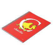 Dr. Seuss's ABC: Letter C - White | Add Your Name Notitieboek (Linkerzijde)