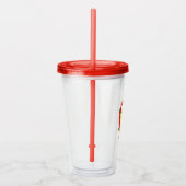 Dr. Seuss's ABC: Letter C - Wit | Voeg je naam toe Acryl Drinkbeker (Rechts)
