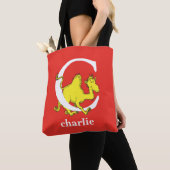 Dr. Seuss's ABC: Letter C - Wit | Voeg uw naam toe Tote Bag (Dichtbij)