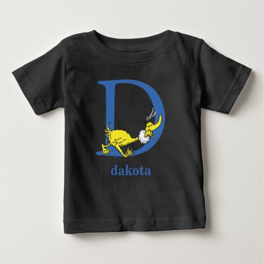 Dr. Seuss's ABC: Letter D - Blauw | Voeg uw naam t (Voorkant)