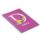 Dr. Seuss's ABC: Letter D - White | Add Your Name Notitieboek (Rechterzijde)