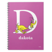 Dr. Seuss's ABC: Letter D - White | Add Your Name Notitieboek (Voorkant)
