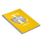 Dr. Seuss's ABC: Letter E - White | Add Your Name Notitieboek (Rechterzijde)