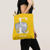 Dr. Seuss's ABC: Letter E - Wit | Voeg je naam toe Tote Bag (Dichtbij)