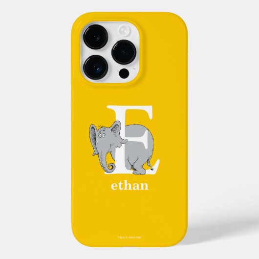 Dr. Seuss's ABC: Letter E - Wit | Voeg uw naam toe Case-Mate iPhone Case (Achterkant)