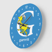 Dr. Seuss's ABC: Letter G - Wit | Voeg uw naam toe Grote Klok (Hoek)