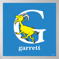 Dr. Seuss's ABC: Letter G - Wit | Voeg uw naam toe