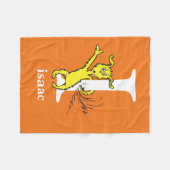 Dr. Seuss's ABC: Letter I - Wit | Voeg uw naam toe Fleece Deken (Voorkant (Horizontaal))