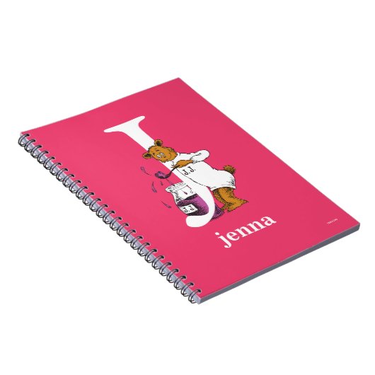 Dr. Seuss's ABC: Letter J - White | Add Your Name Notitieboek (Rechterzijde)
