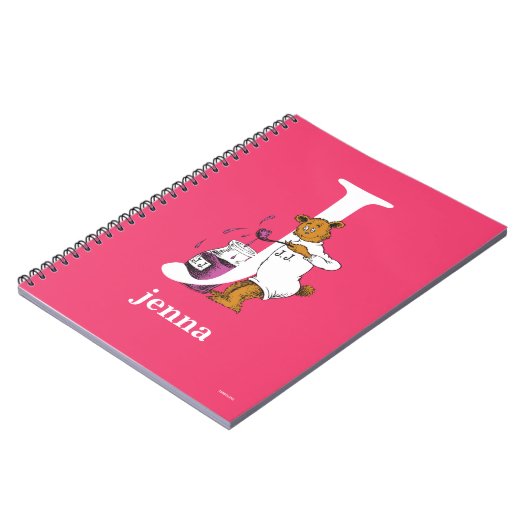 Dr. Seuss's ABC: Letter J - White | Add Your Name Notitieboek (Linkerzijde)