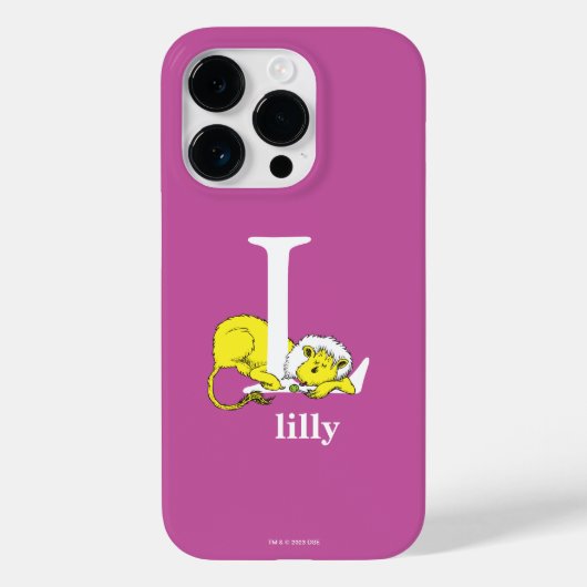Dr. Seuss's ABC: Letter L - Wit | Voeg uw naam toe Case-Mate iPhone Case (Achterkant)