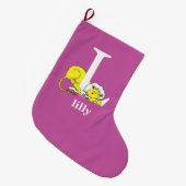 Dr. Seuss's ABC: Letter L - Wit | Voeg uw naam toe Grote Kerstsok (Voorkant (Hangend))