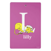 Dr. Seuss's ABC: Letter L - Wit | Voeg uw naam toe Mini Klembord (Achterkant)