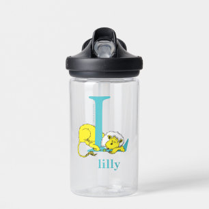 Dr. Seuss's ABC: Letter L - Wit Voeg uw naam toe Waterfles