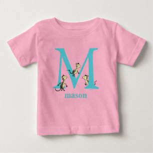 Dr. Seuss's ABC: Letter M - Teal Voeg uw naam to