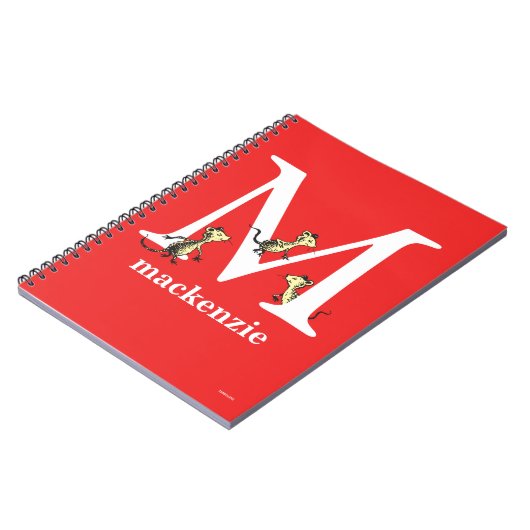 Dr. Seuss's ABC: Letter M - White | Add Your Name Notitieboek (Linkerzijde)