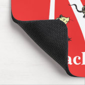 Dr. Seuss's ABC: Letter M - Wit | Voeg je naam toe Muismat (Hoek)
