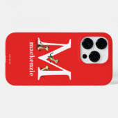 Dr. Seuss's ABC: Letter M - Wit | Voeg uw naam toe Case-Mate iPhone Case (Achterkant (horizontaal))