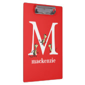 Dr. Seuss's ABC: Letter M - Wit | Voeg uw naam toe Klembord (Rechts)